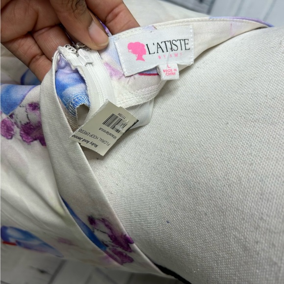 L’atiste Floral Hoop Dress size Large - Picture 8 of 9